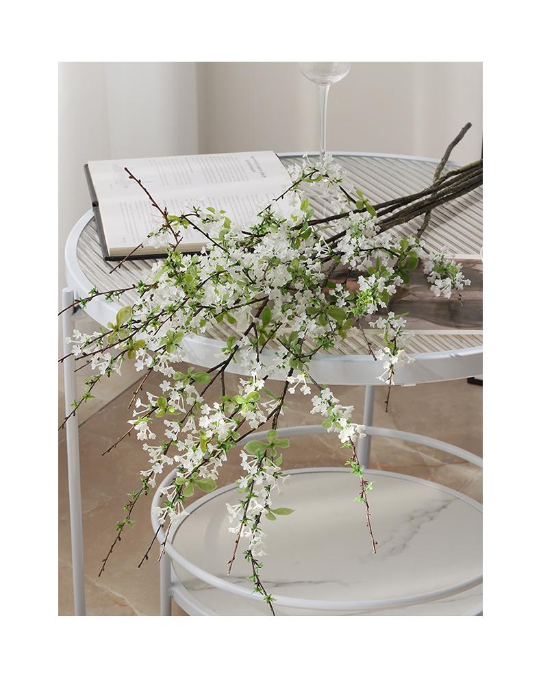 Ramo Nórdico de Salgueiro Gato Artificial para Decoração de Casa