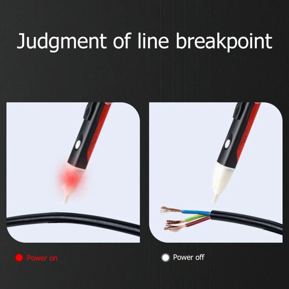 Contactless Voltage Detector Wall Socket Power Tester AC 90-1000V Test Pen  LED Lights