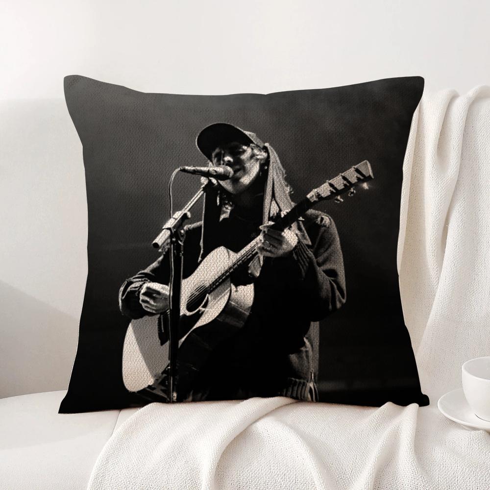 Singer Porter Robinson Pillow Case Natural Linen Organic Fabric Double-Sided Printing Breathable Perfect Gift For Decor