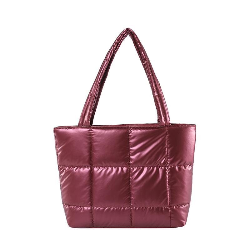 Koreanischer Stil 2024 Schicke Damen Baumwoll-Schultertasche - Leicht, Modisch, Eimertasche