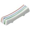 Takebito Yamashita Kogei Porcelain Chopstick Rest Tokusa Kirita White 5.8cm Japanese Tableware Made In Japan
