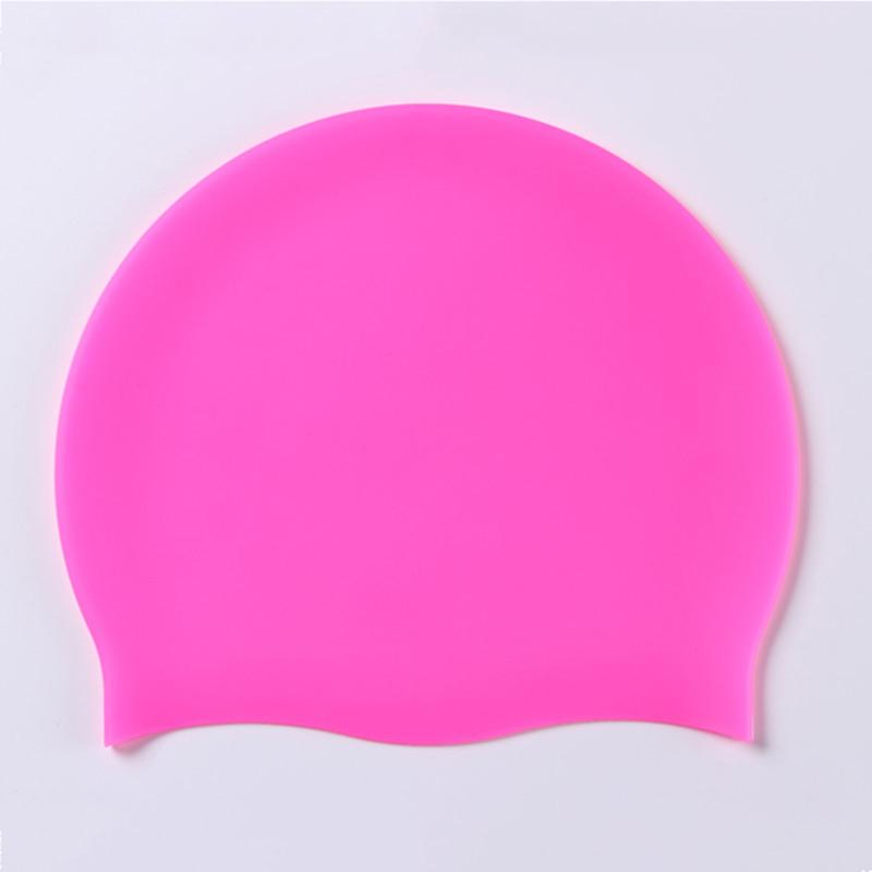 Silikonový svět Silikonová koupací čepice Muži Ženy Dlouhé vlasy Voděodolná barva Sportovní Vysoce elastická Čepice do bazénu Dospělí Čepice na potápění