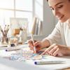 8pcs Fabric Marker Pen, For Sewing Art, Multi-Color Tracing Tools.