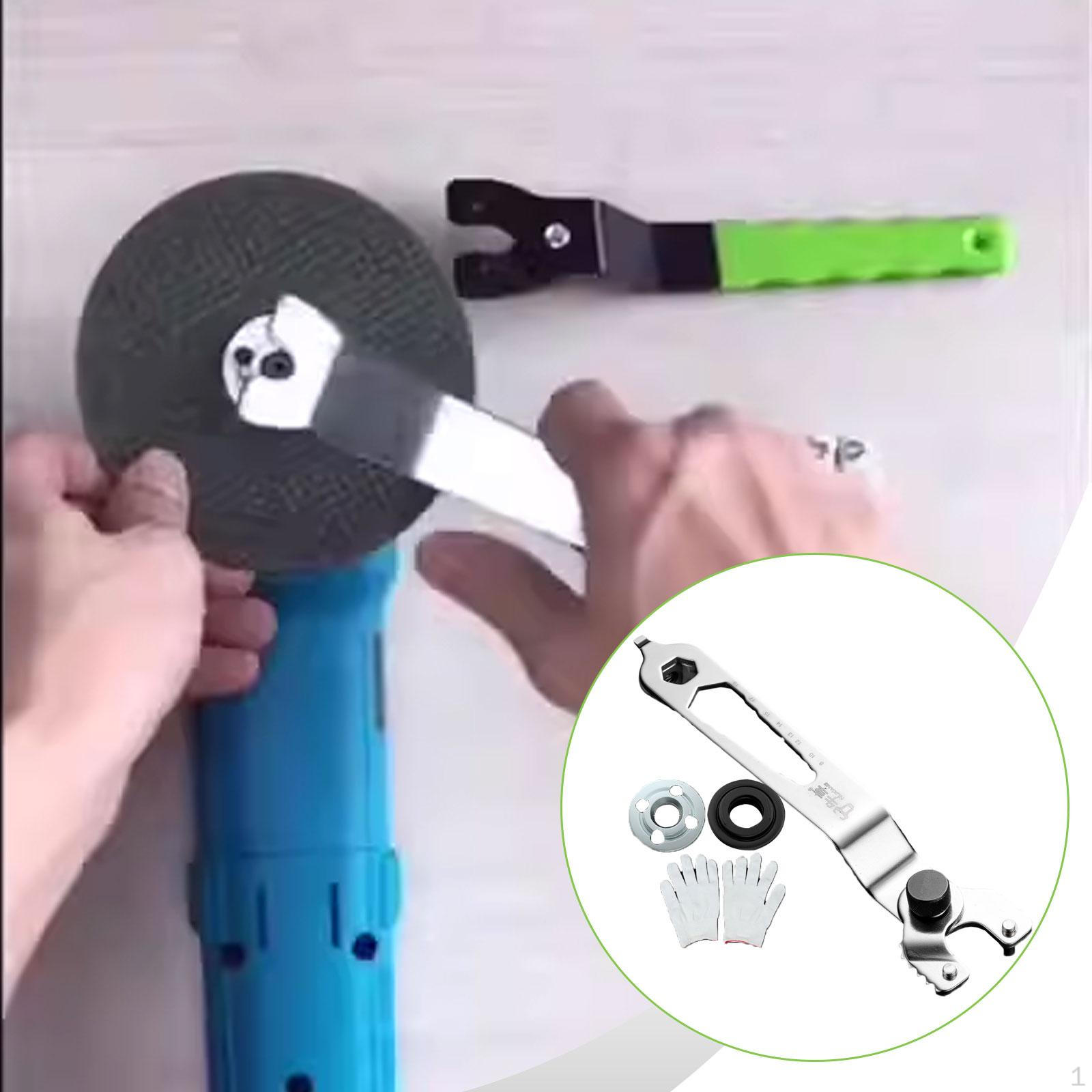 

Ключ для угловой шлифмашины Высокая твердость Универсальный ремонтный ключ With Flange Plate