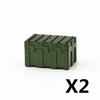 MOC Militärzubehör Bausteine Soldatenfiguren Sandsack Hund Hindernis Camouflage Zelt Schaufel Waffenbox Spielzeug Kinder J038