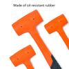 Shockproofs Rubber Hammer with Steel But NoElastic Rubber Hammer