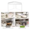 Modulars Stackable Shelf Corner Design Carbon Steel Corner Shelf Suitable for Flexible Organization in Bathroom Kitchen