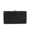 Rhinestones Fashion Evening Bags One Side Bling Silver Color Metal Chain Clutch Wedding Luxury Prom Dinner Handbags