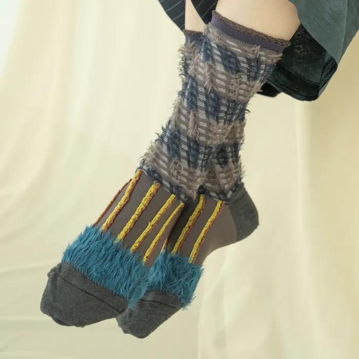 Mikeneko Tail Socks - Black [CQ-CT-20-1-N9M-005]