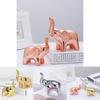 Elegant Ceramic Elephant Figurine As A Decorative Accent For Home And Office Spaces