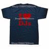 Never Underestimate An Old Man Loves DJ Turntable T Shirt Streetwear Music Techno Club Headphone Birthday Short Sleeve T-shirts