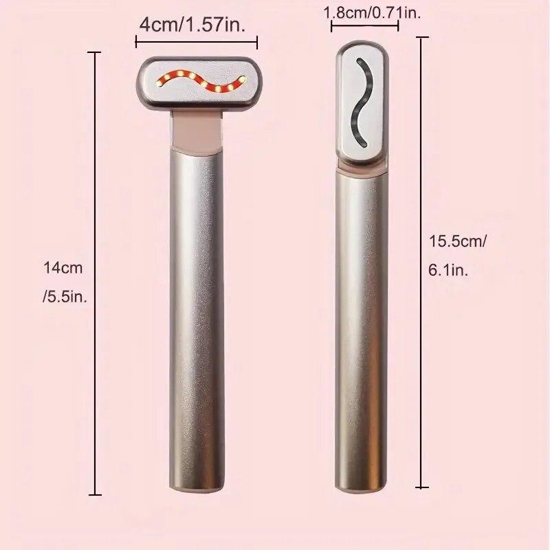 Microcurrent Vibration Eye Massager Home Use Constant Temperature Heat Therapy Eye Care Beauty Device for Reducing Dark Circles