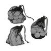 Golf Mesh Bags Small Sports Ball Net Bag Drawstring Pouch Nylon Mesh Bag Convenient Storage Organizer Golf Accessories