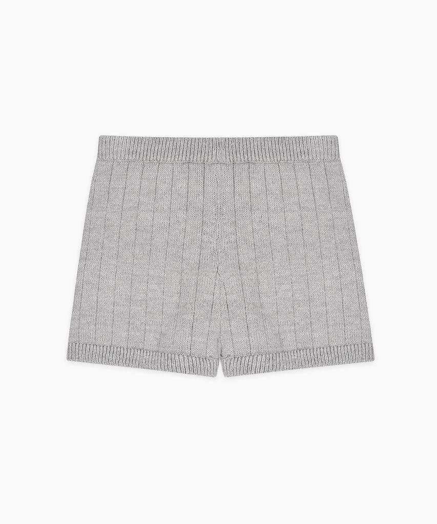 SINOON Basic Knit Shorts (Light Melange Gray)