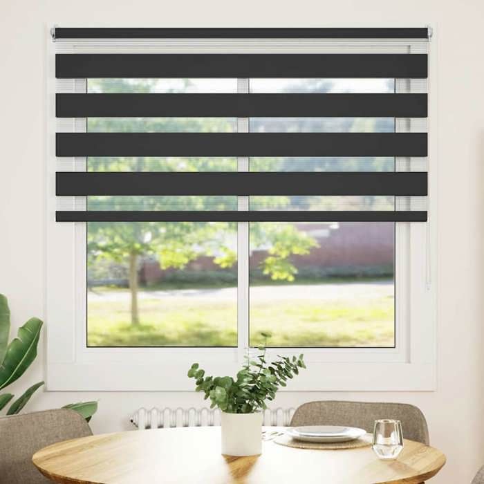 Store enrouleur tamisant 140 x 175 cm noir 240224