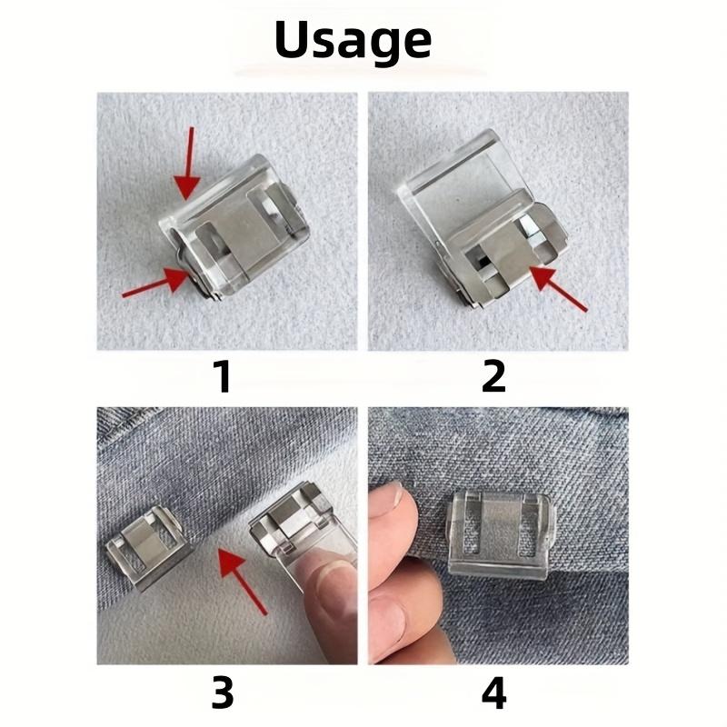 Lnvisible Leg Shortening Clip, Non-Slip Pants Edge Clip, Used For Anti-Drag Pants Hem Fixing Device, Seam-Free Hidden