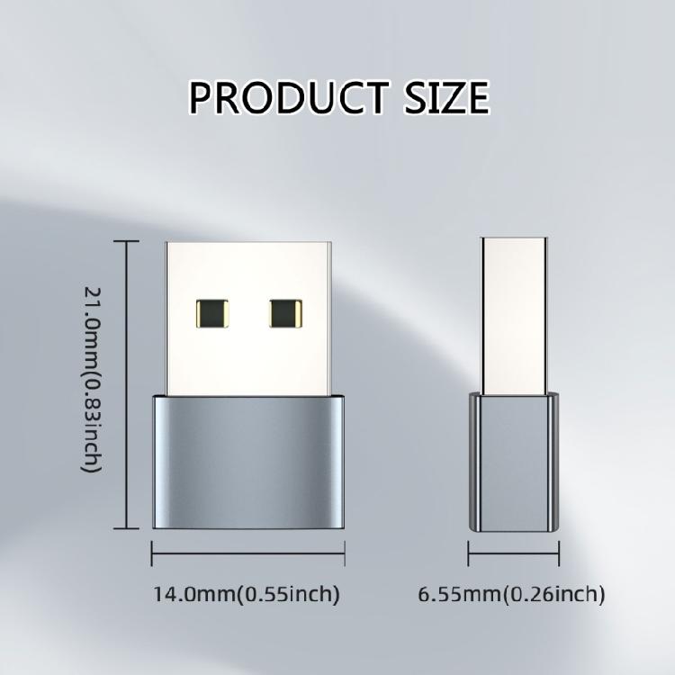 USB C Samice na USB Samec Kabelový Převodník USB2.0 Samec na Typ C Samice Adaptér Funkce Snadné Zapojení a Přehrávání Příslušenství