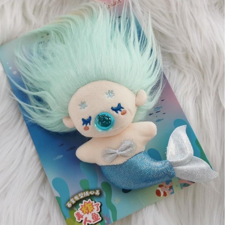 Cartoon Mermaid Character Plush Toy With Fluffy Fabric For Girls And Gift Kids