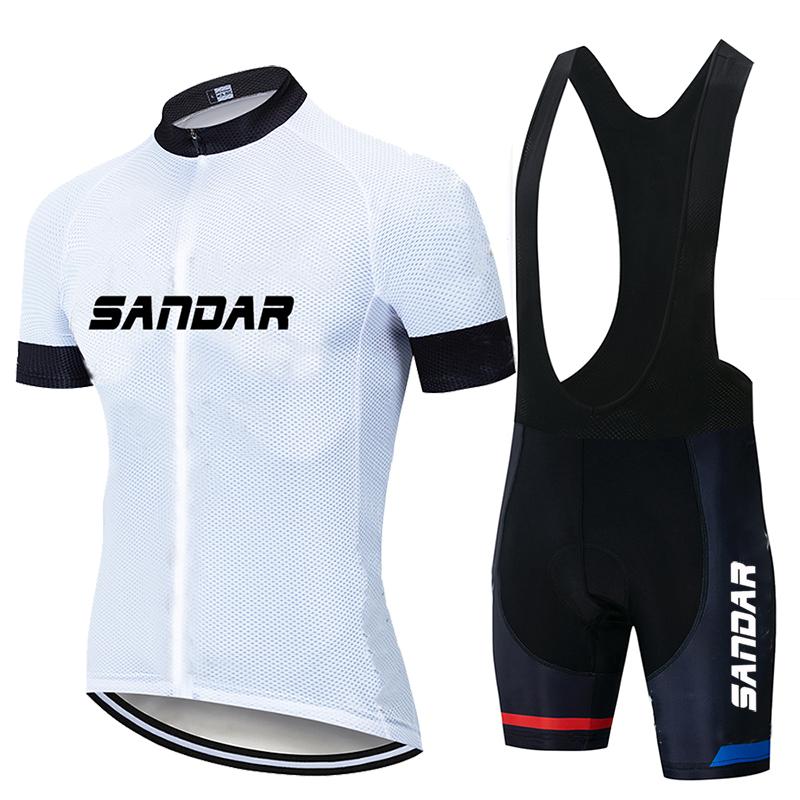 Cycling Jersey Set 2025 New Summer Ropa Ciclismo Men Bicycle Cycling Clothing Short Sleeve Mountain Bike Jersey Sportswear Suit