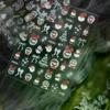 Christmas Snowman Nail Art Stickers Winter Fresh Nail Stickers White Snow Crystal Ball Ornament Stickers