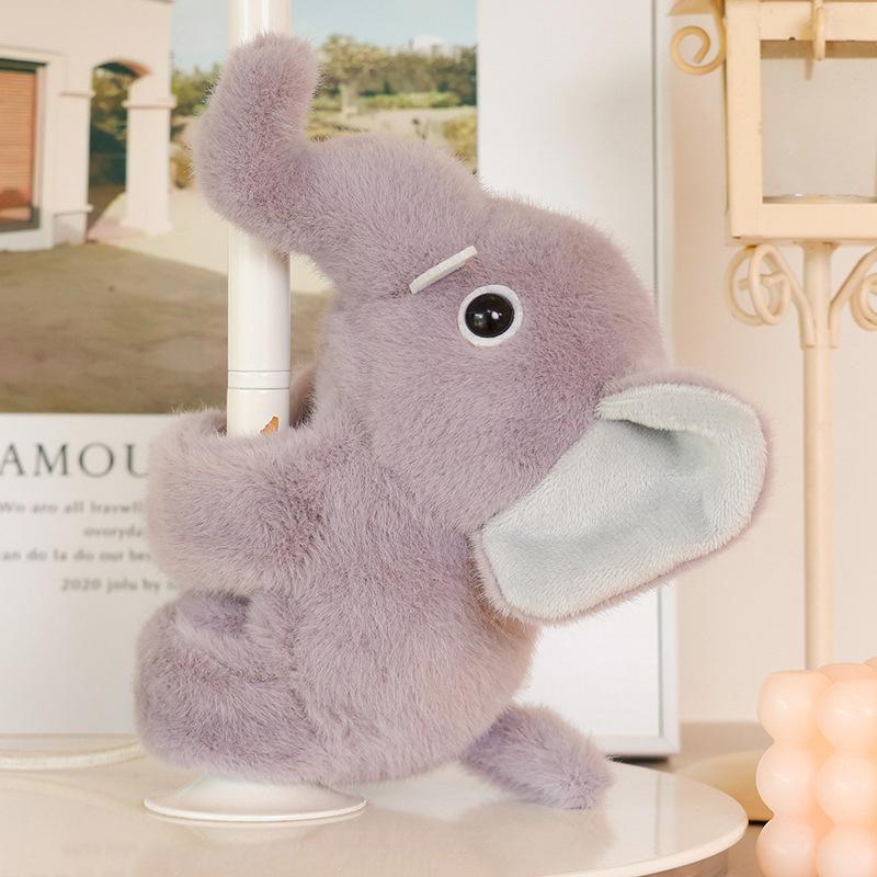 Animal Snap Bracelet Plush Toy - 8" Elk, Koala, and Raccoon Claw Machine Dolls
