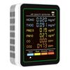 6-in-1 Air Quality Monitor Real-Time Air Quality Meter Portable Temperature Humidity Detector for Home Cars Plants