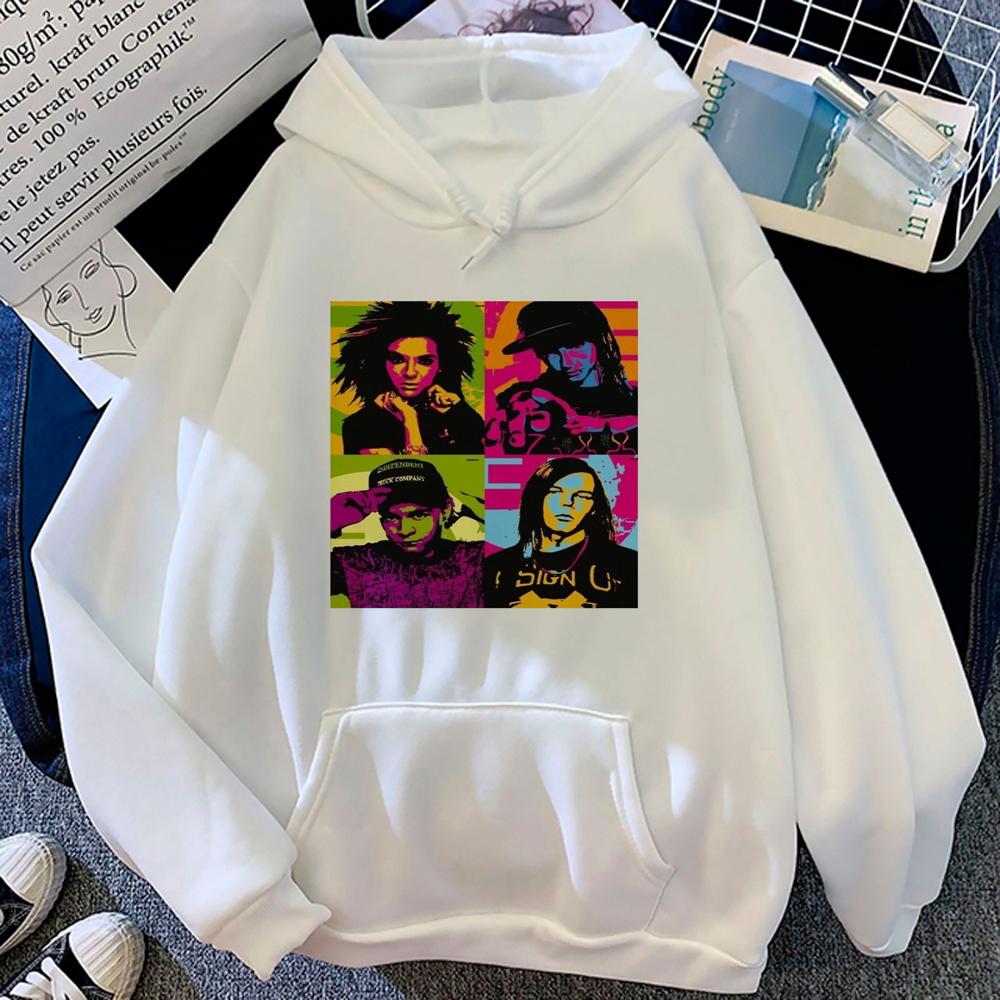 Tokio Hotel hoodies women funny graphic Korean style vintage pulls sweater female Kawaii clothing