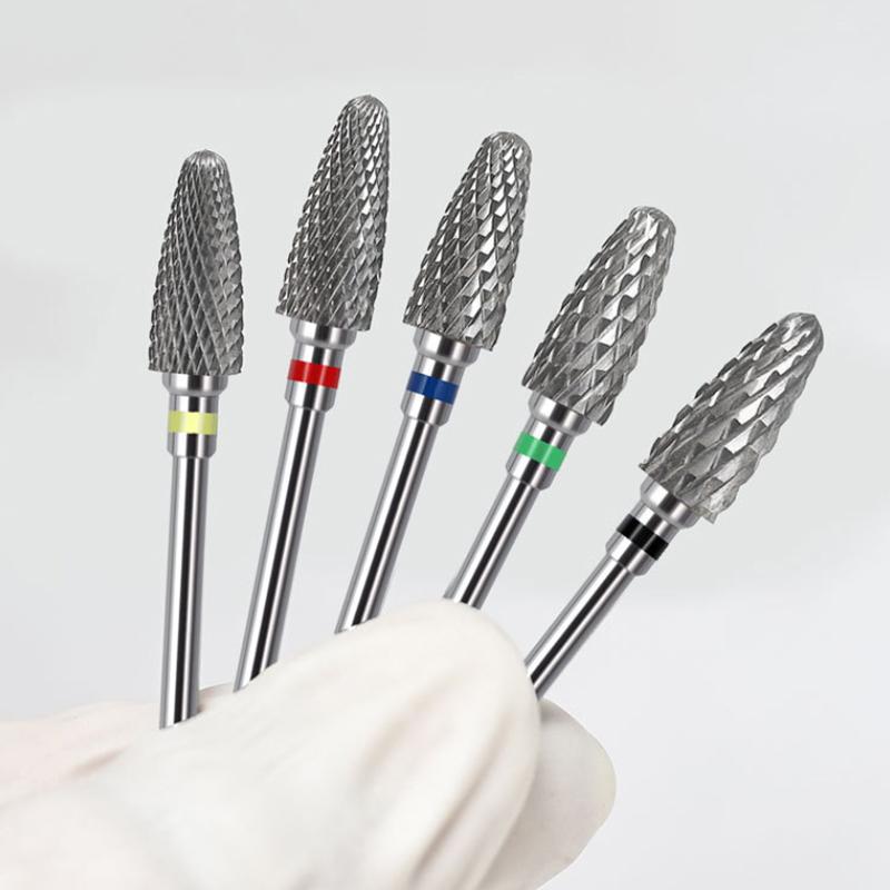 Tungsten Steel Nail Drill Bit Apparatus Nail Files Bits Electric Milling Cutter For Manicure Burr Drills Pedicure Tools