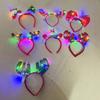 6 Pc Festival Glowing Hair Bands With Build In LED Lights For Christmas Parties Family Gatherings And Event