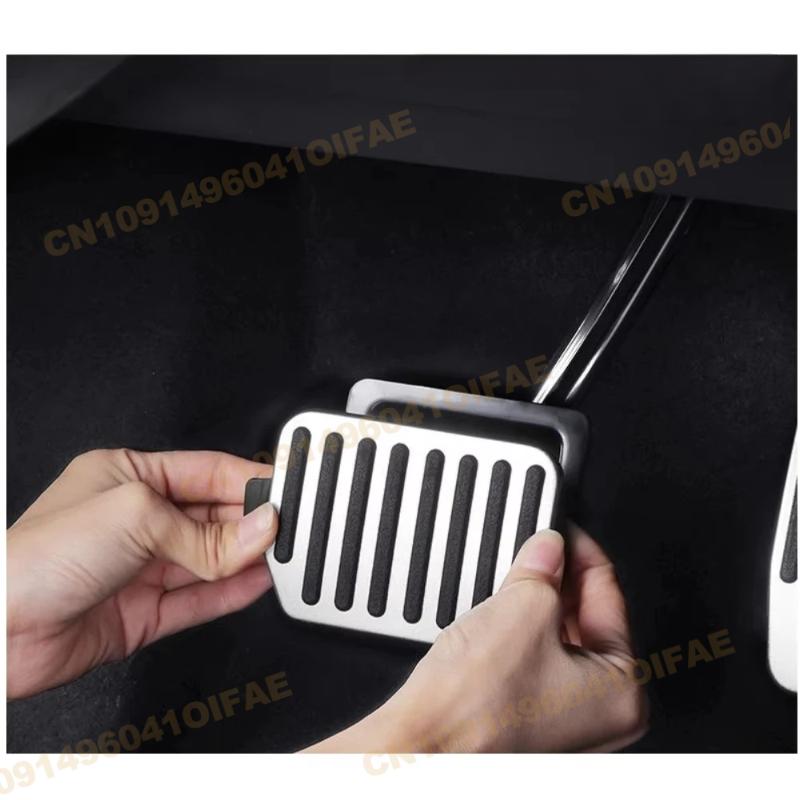 Accelerator Brake Pedal Anti Slip Foot Rest Cover For Tesla Model Y Juniper 2025+ 2025-2020 For Tesla Model 3+ Highland 2017-202