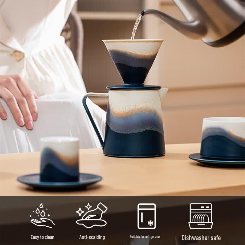 Jingdezhen Original Underglaze Coffee Set