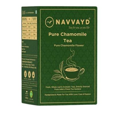 Navvayd Papatya Çayı (100 Gm, 50 Bardak), Gevşek Papatya Çiçek Tomurcukları - İyi Bir Uyku İçin Bitkisel, Kafeinsiz Çay