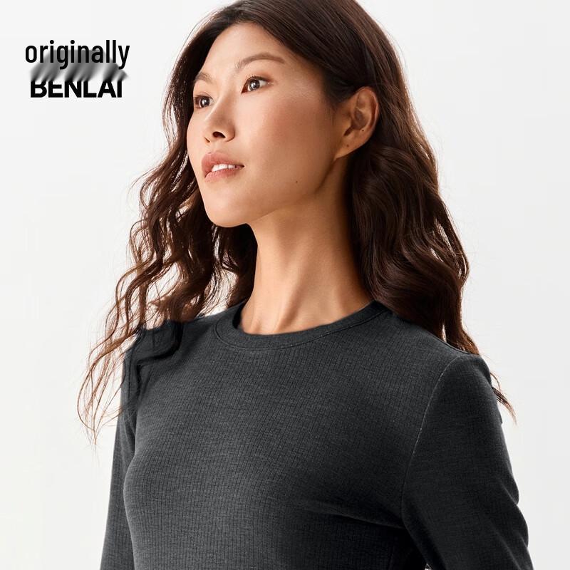 Benlai Women's Slim Fit Mock Two-Piece Long Sleeve T-Shirt