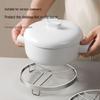 Universal Stainless Steel Steaming Rack and Heat Insulation Pad for Rice Cookers and Pots