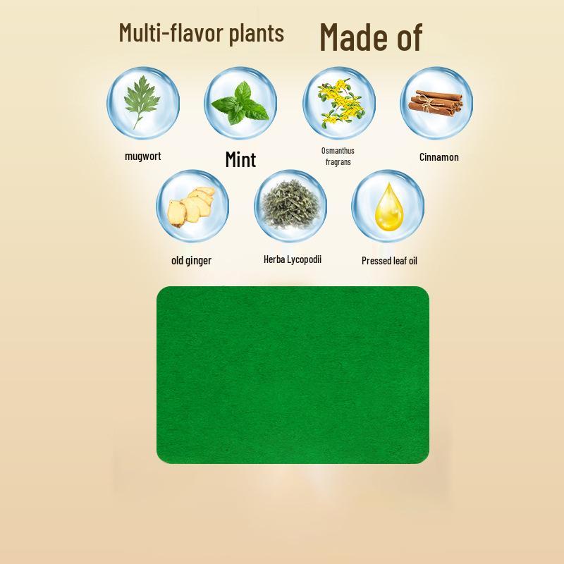 Mugwort Herbal Abs Patch: Acupoint & Navel Patches for Belly Heat Therapy