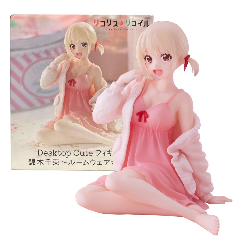 

13CM Anime Lycoris Recoil Nishikigi Chisato Figure Homewear Model Toy Gift Collection Action Figure Doll PVC No box