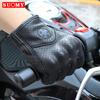 Suomy Motorcycle Leather Gloves Retro Motorcyclist Gloves Men Women Vintage Motocross Gloves Black Motorcycle Accessories