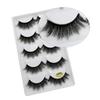 3/5 Pairs 3D Faux Mink Hair Soft Eyelashes Natural Thick Long False Eyelashes Dramatic Fake Lashes Handmade Eyelashes Faux Cils