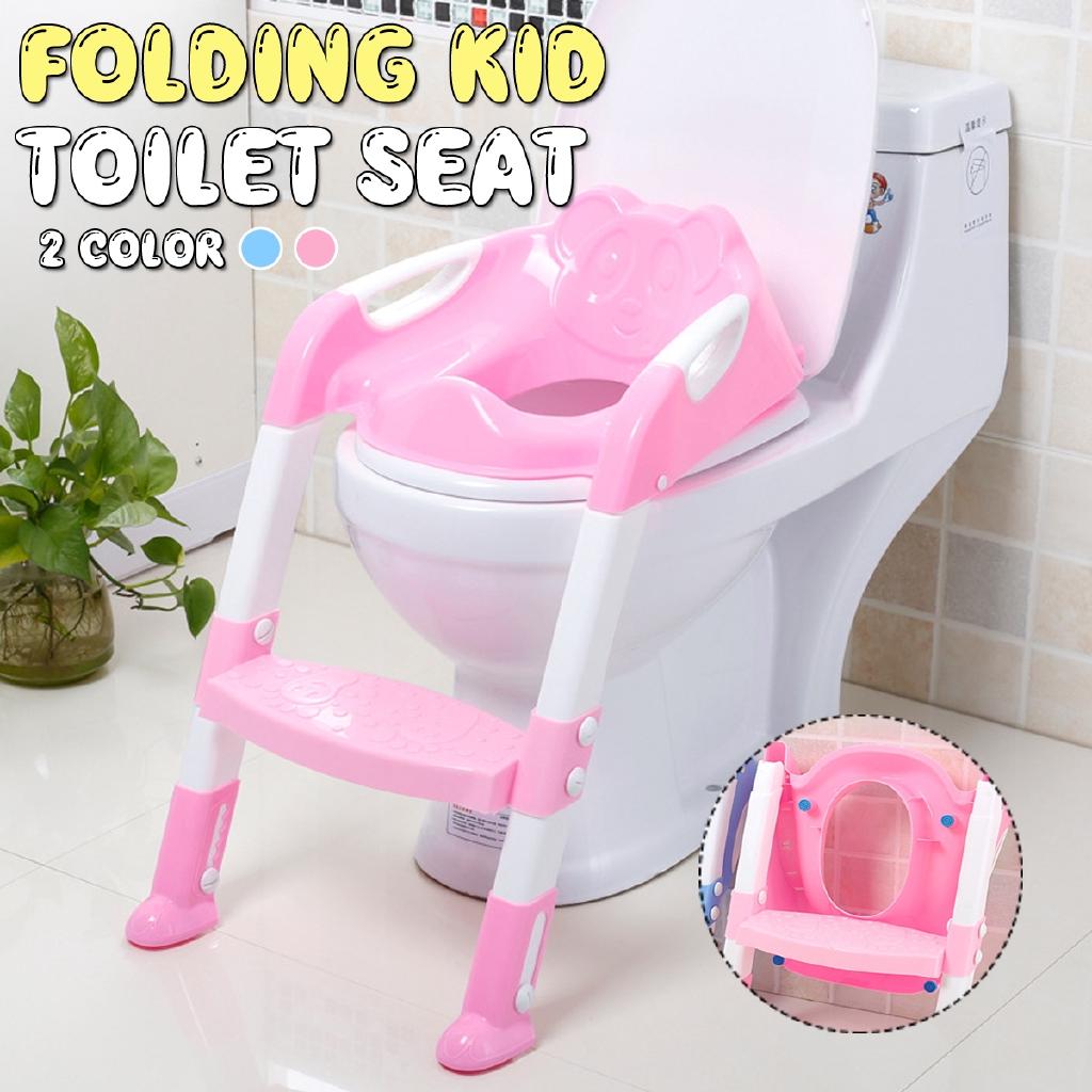 Portable Folding Baby Potty Infant Kids Child Toilet Training Seat Adjustable Ladder Urinal Potty Training Seats for Children