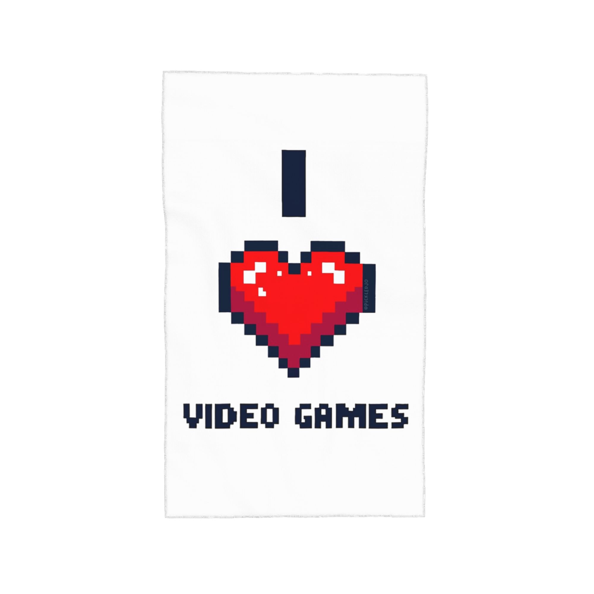 

I heart Video games Soft Face Towel Quick Dry Pool Bath Cotton Towels Breathable W30*H60(CM)