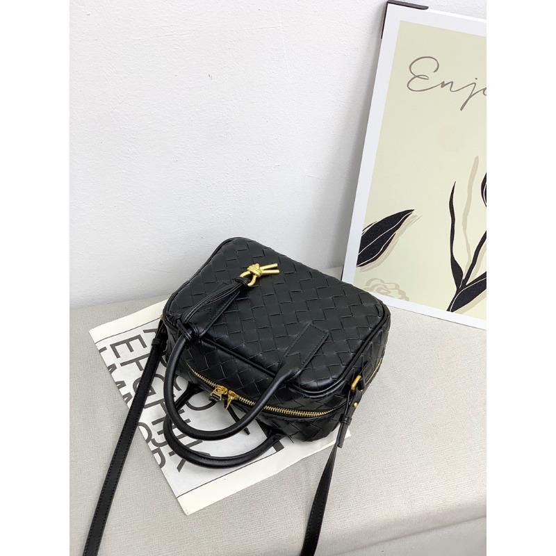 Νέα μικρή τετράγωνη τσάντα-κουτί χειροποίητη, γυναικεία τσάντα γνήσιο δέρμα, φορητή τσάντα ώμου messenger, τσάντα BD για μετακίνηση.