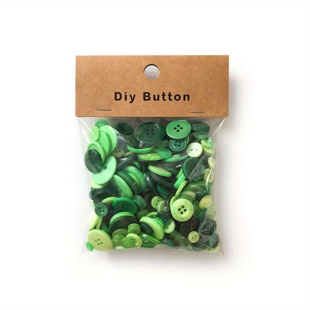 1Box Mixed Size & Color Resin Buttons for Sewing, Scrapbooking, DIY Crafts - Assorted Styles, Durable & Lightweight for Clothing