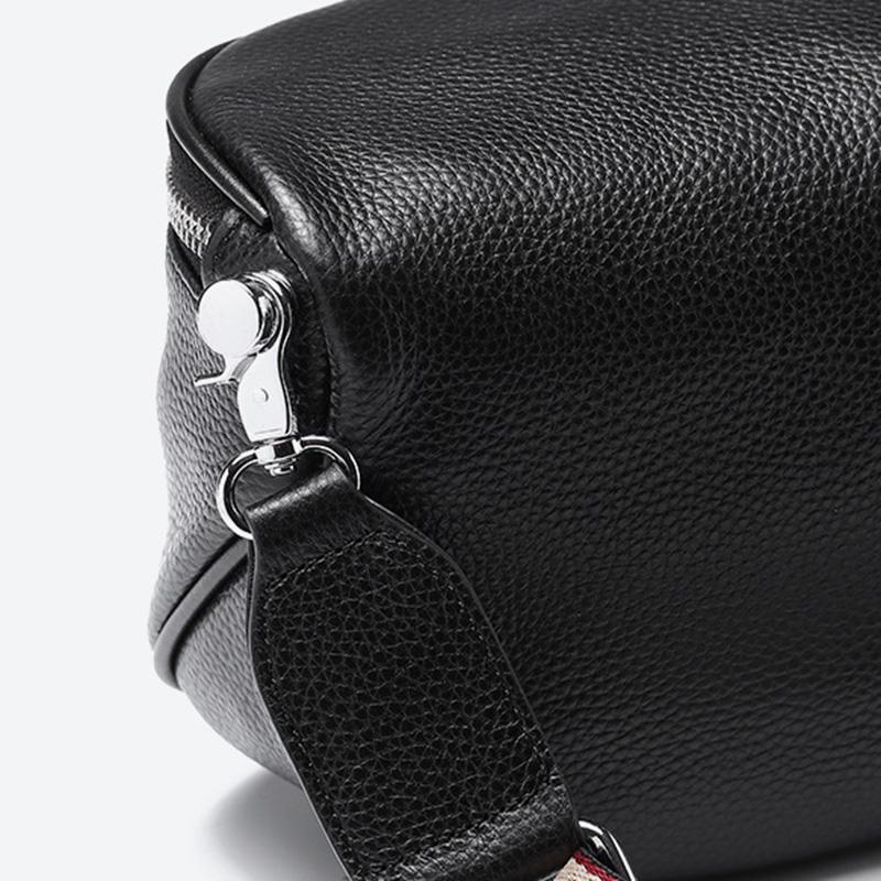 Summer Solid Color Small Fashion Genuine Leather Crossbody Bags for Women Designer Ladies Saddle Bags Shoulder Messenger Bag Sac a Main
