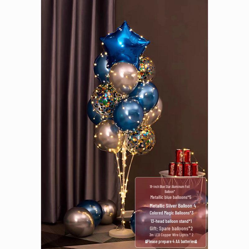 Luminous Balloon Floor Stand for Events: Birthday, Wedding, Anniversary, Party, and More.