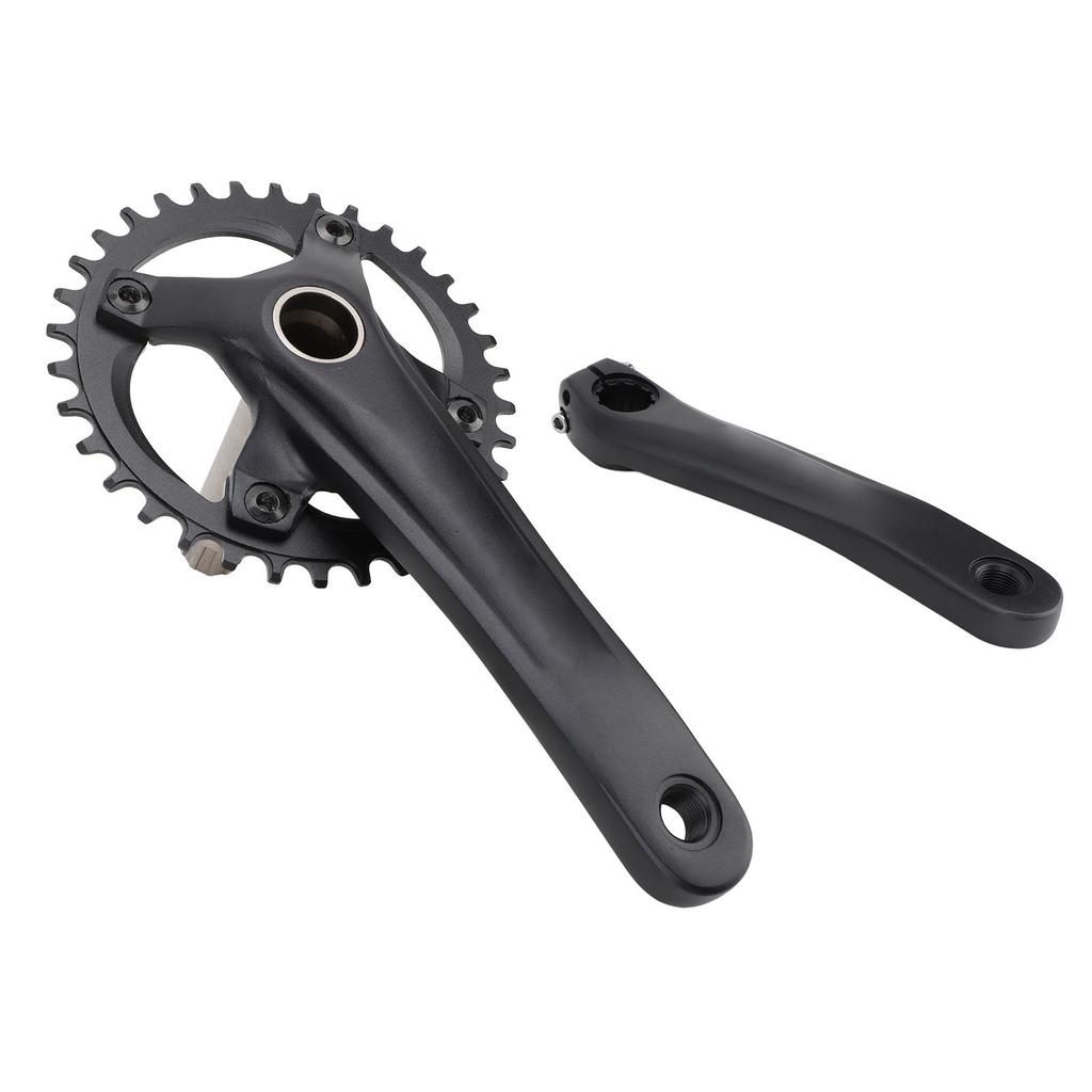 Bike Crank Arm Set Hollow Integrated Single Disc Aluminum Alloy Mountain Bike Crank Arm Set with