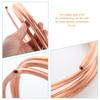 2Pcs Copper Tubing Purple Copper for Air Conditioner Refrigeration Coil Pipe Multi Functional Repair Solution