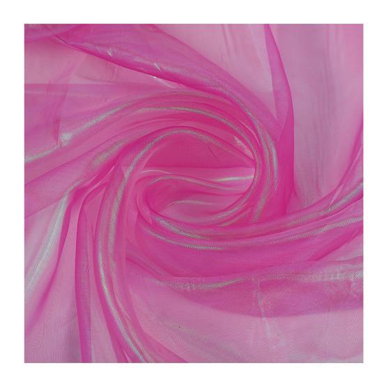 Organza Fabric for Wedding Decorations Party Wear, 2 Yards Long 59-Inch Wide, Rainbow Holographic Gauze for DIY Photography Backdrops, Personalized