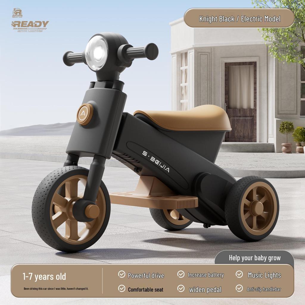 2025 Electric Balance Bike for Toddlers: 1-3 Years, Three-Wheeled, Entry-Level Scooter