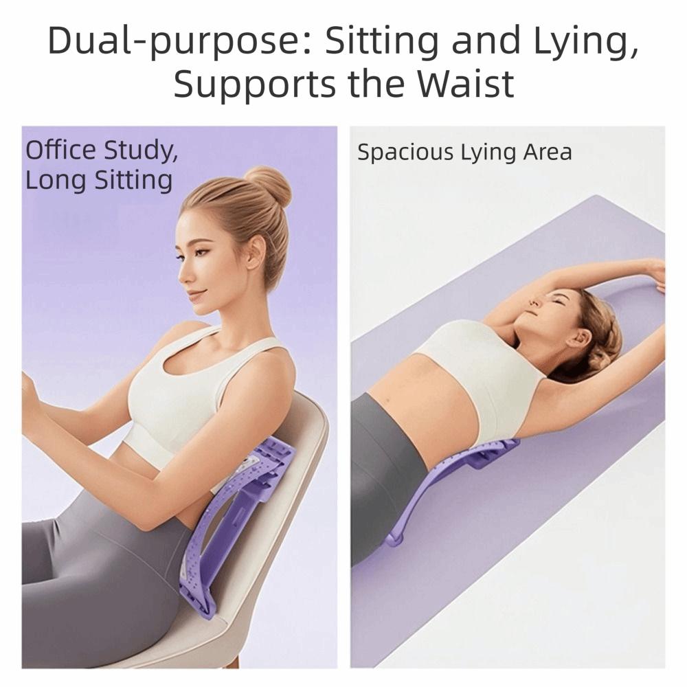with Magnetic Stones Back Massager Adjustable Spinal Correction Pillow  Lower Back
