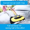 15 Degree Bend Car Cleaning Brush Car Wash Brush Chenilles Broom Telescoping Long Handle Cleaning Mop Brush